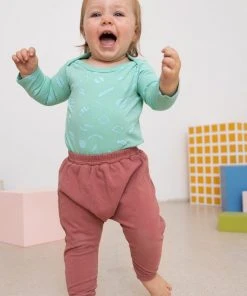 North Of West Sale Baby's Harem Pants - Mulberry