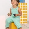 North Of West Sale Kids' Play Overalls - Seafoam