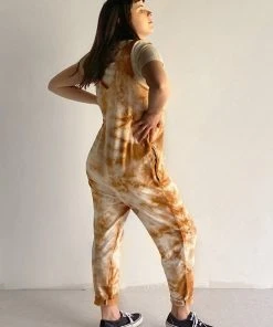 North Of West Parker Tie Dye Jumpsuit - Amber Sale