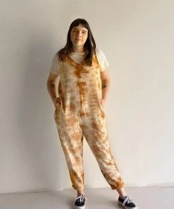 North Of West Parker Tie Dye Jumpsuit - Amber Sale