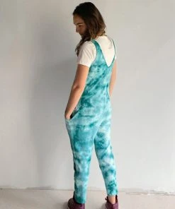 North Of West Parker Tie Dye Jumpsuit - Atlantic