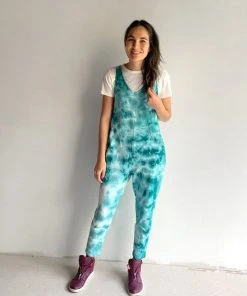 North Of West Parker Tie Dye Jumpsuit - Atlantic