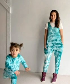 North Of West Parker Tie Dye Jumpsuit - Atlantic