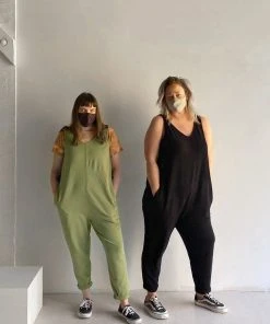 North Of West Sale Parker Jumpsuit - Moss