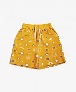 North Of West River Sweat Short - Golden Suns