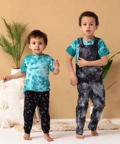 North Of West Sale Baby's Squiggles Harem Pants - Black