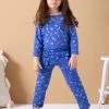 North Of West Kids' Squiggles Traveler Sweatpants - Azure Sale