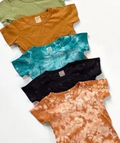 North Of West Kids' Tie Dye Tee - Amber