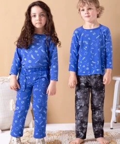 North Of West Sale Kids' Traveler Upcycled Tie Dye Jeans - Black