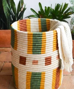 Zuahaza Handcrafted Omaira Large Floor Basket