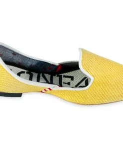 ONE432 Shoes Women's Recycled Jutti Loafer - Basant Yellow