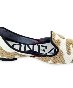 ONE432 Women's Camou Recycled Jutti Loafer - Bullion