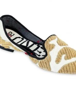 ONE432 Women's Camou Recycled Jutti Loafer - Bullion