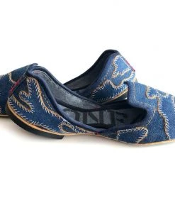 ONE432 Women's Camou Recycled Jutti Loafer - Denim