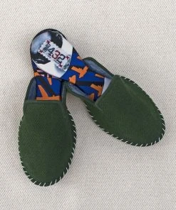 ONE432 Recycled Unisex Slippers - Gumbat Green Shoes