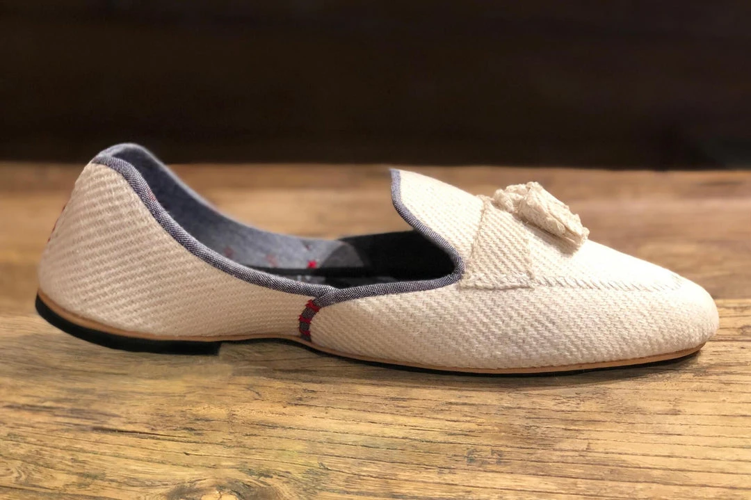 ONE432 Men's Chaudhry Recycled Jutti Loafer - Gora 2 ONE432 Men's Chaudhry Recycled Jutti Loafer - Gora