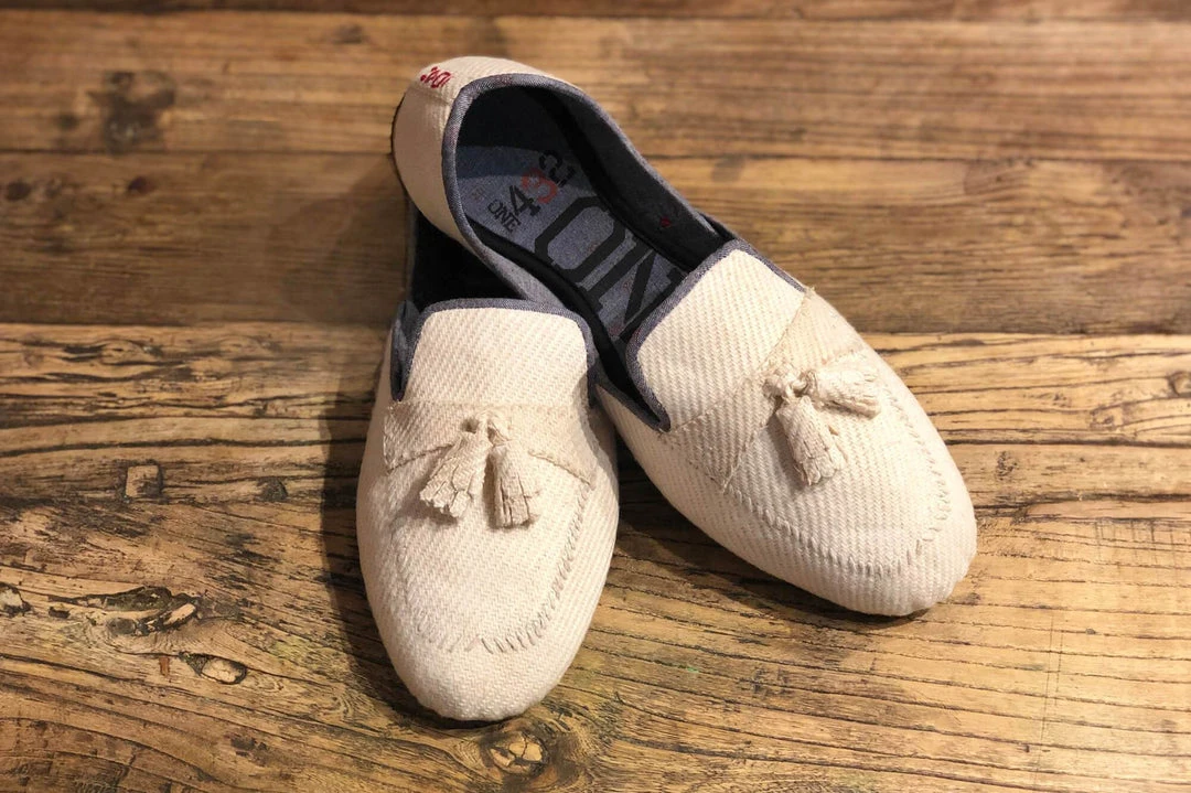 ONE432 Men's Chaudhry Recycled Jutti Loafer - Gora 3 ONE432 Men's Chaudhry Recycled Jutti Loafer - Gora