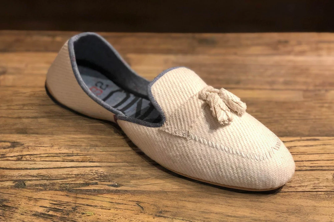 ONE432 Men's Chaudhry Recycled Jutti Loafer - Gora 1 ONE432 Men's Chaudhry Recycled Jutti Loafer - Gora