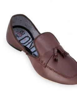 ONE432 Men's Chaudhry Jutti Loafer - Chocolate