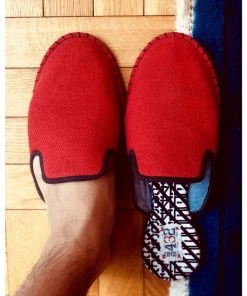 ONE432 Recycled Unisex Slippers - Roshan Red