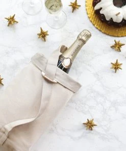 Aplat Vin Zero Waste Two Bottle Wine Tote - Stone Best Sellers