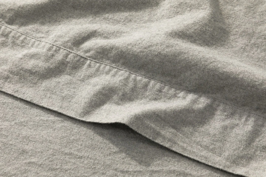 Looma Home Goods Flannel Sheet Set - Slate 3 Looma Home Goods Flannel Sheet Set - Slate