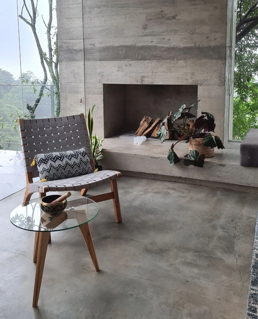 Masaya & Co. Outdoor Arm Chair - Charcoal Sunbrella 2 Masaya & Co. Outdoor Arm Chair - Charcoal Sunbrella