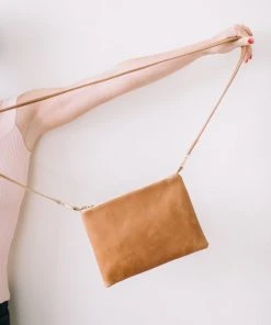 Purse & Clutch Ethiopian Leather Crossbody - Caramel Accessories