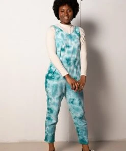 North Of West Parker Tie Dye Jumpsuit - Atlantic