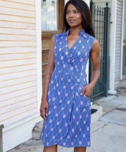 Passion Lilie Anchor Away Ikat Dress Clothing