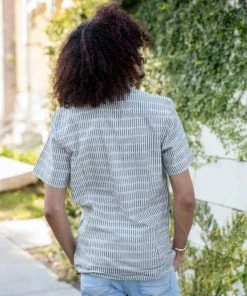 Passion Lilie Men's Antonio Ikat Button Down Shirt