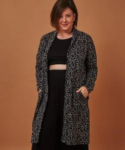 Passion Lilie Brooklyn Long Fleece Cardigan Clothing