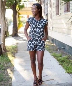 Passion Lilie Charlie Ikat Jumpsuit Clothing