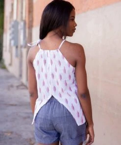 Passion Lilie Ella Ikat Top Clothing