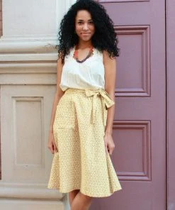 Passion Lilie Best Sellers Golden Goddess Midi Skirt