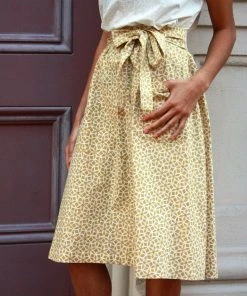 Passion Lilie Best Sellers Golden Goddess Midi Skirt