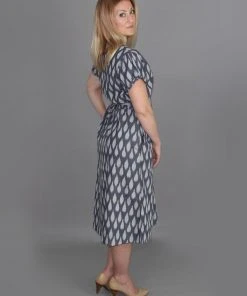 Passion Lilie Clothing Graycie Ikat Wrap Dress