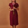 Passion Lilie Merlot Wrap Dress Best Sellers