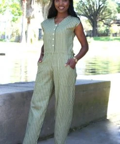 Passion Lilie Clothing Olive Jumpsuit
