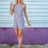 Passion Lilie Pinstripe Jumpsuit Clothing