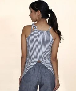Passion Lilie Pinstripe Tank Top Clothing