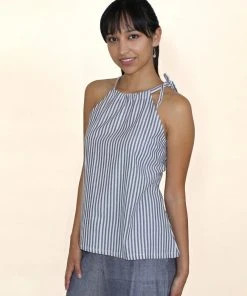 Passion Lilie Pinstripe Tank Top Clothing