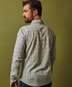 Passion Lilie Men's Timeless Button Down Shirt - Gray