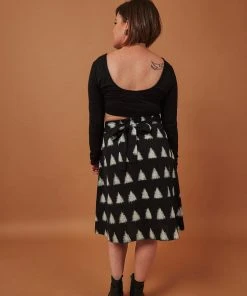 Passion Lilie Clothing Triangles Midi Skirt