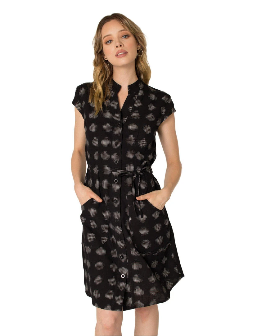 Passion Lilie Clothing Zoey Ikat Button-Up Dress 2 Passion Lilie Clothing Zoey Ikat Button-Up Dress