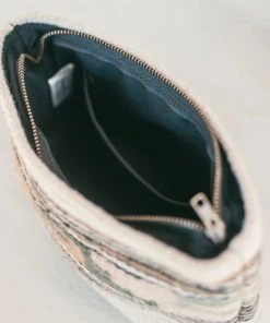 MZ Fair Trade Pastel Mitla Wool Clutch Bag