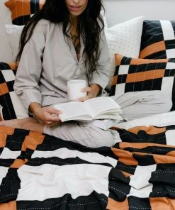 Anchal Patchwork Plaid Lumbar Pillow Home Goods