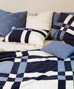 Anchal Patchwork Plaid Lumbar Pillow Home Goods