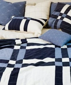 Anchal Patchwork Plaid Lumbar Pillow Home Goods