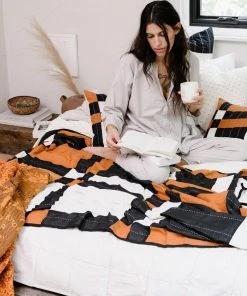 Anchal Patchwork Plaid Quilt Throw